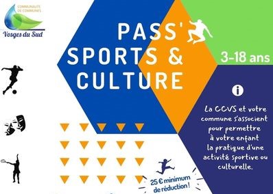 Pass’Sports & culture pour les jeunes de 3 à 18 ans – Mairie de Chaux